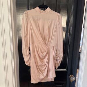 Zimmermann Soft Pink Long Sleeve Dress